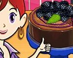 Dark Chocolate Blackberry Cheesecake: Sara’s Cooking Class